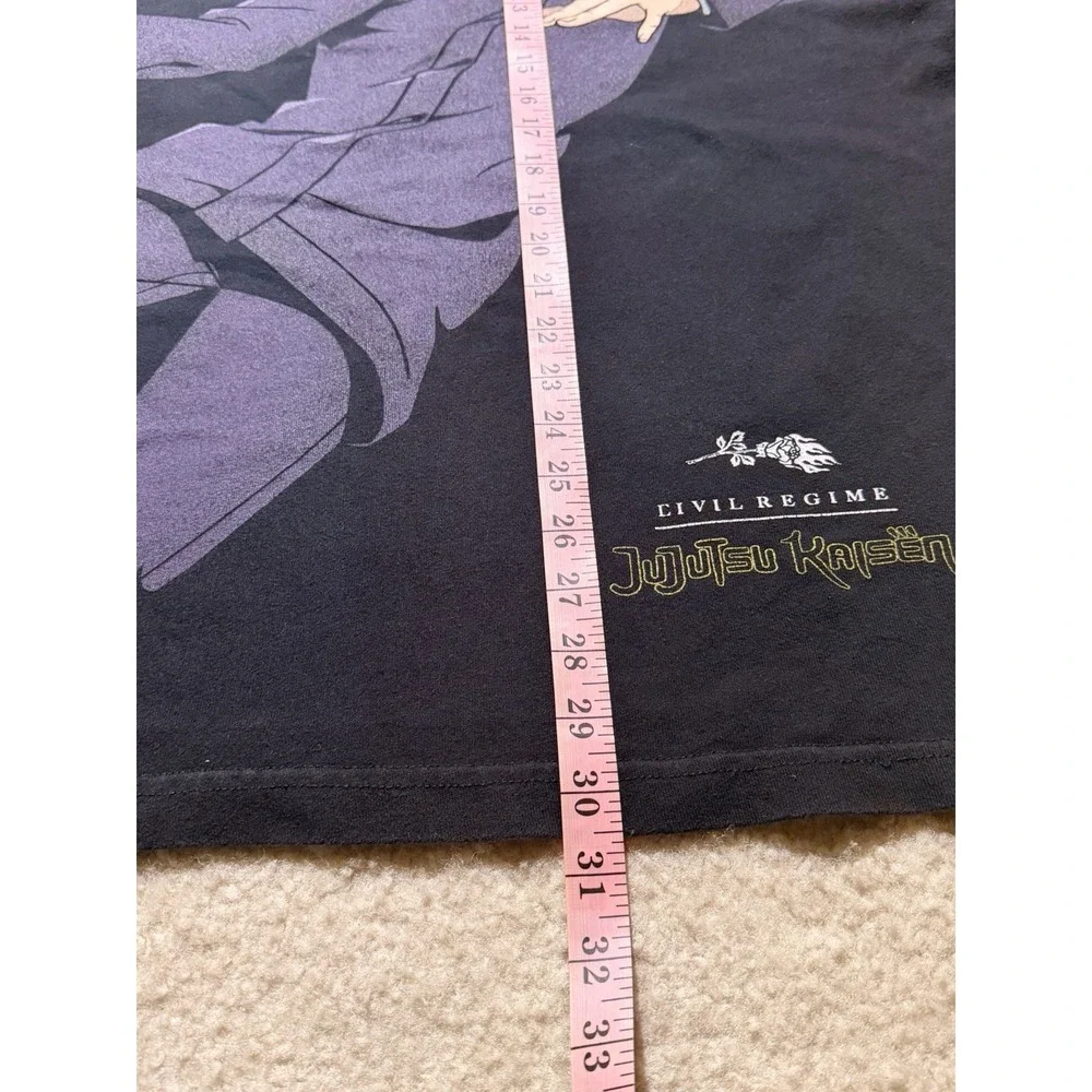 Civil Regime x Jujutsu Kaisen Gojo Shibuya Incident T Shirt 2XL XXL Anime